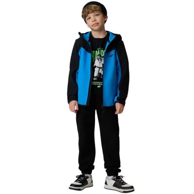 7. Boy's softshell jacket 4F M477 blue 4FJWSS26TSOFM477 33S