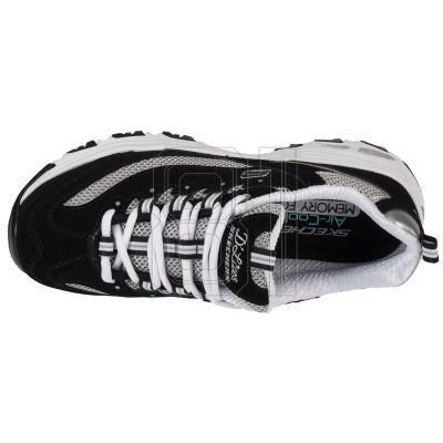 3. Skechers D'Lites - Roam Around 13150-BKW Black 36