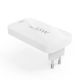 Hama GaN Charger 65W 2x USB-C 1x USB-A Foldable - White