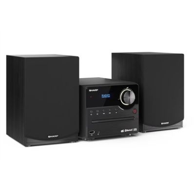 17. Sharp XL-B517D(BK) Micro Hi-Fi System, CD/FM/USB/Bluetooth v5.0, Aux-in, 45W, Black Sharp | Micro Hi-Fi System | XL-B517D(BK) | USB socket | Aux-in | Bluetooth connectivity | CD player | Black | FM radio | Wireless connection
