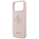6. Guess Silicone Big 4G Script Case for iPhone 17 Pro Max - Pink