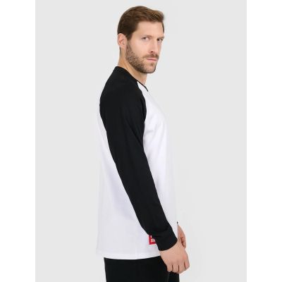 5. Men's oversize longsleeve 4F 4FRAW25TLONM633-10S