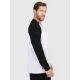5. Men's oversize longsleeve 4F 4FRAW25TLONM633-10S