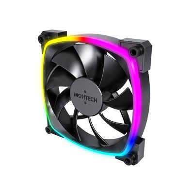 4. Montech AX120 PWM ARGB fan, 3 pcs., - 120mm