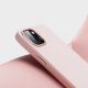 9. Dux Ducis Grit Leather Case for iPhone 14 Plus Elegant Faux Leather Cover (MagSafe Compatible) Pink