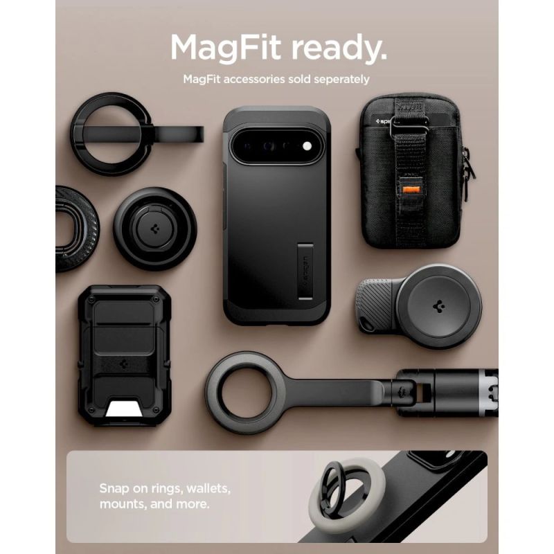 13. Spigen Tough Armor Mag MagSafe case for Google Pixel 11 Pro - black