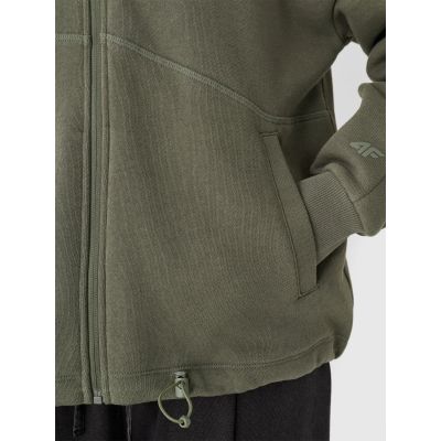 4. Women's sweatshirt with a hood, 4F 4FRAW24TSWSF2055-43S