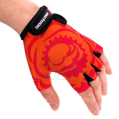 4. Cycling gloves Meteor Big Flower Jr. 24181-24183