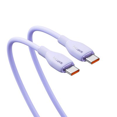 3. Baseus Pudding 100W USB-C - USB-C Cable 2m - Purple