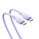 3. Baseus Pudding 100W USB-C - USB-C Cable 2m - Purple