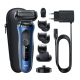 7. Braun Series 6 61-B4500cs - Foil Shaver - Blue - Buttons - LED - Charging - Power - AC/Battery