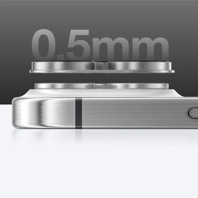 7. AmazingThing Aviation-Grade Alloy Tempered Glass Lens for iPhone 16 Pro / 16 Pro Max Camera Lens - Gray