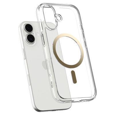 4. Spigen Ultra Hybrid MagSafe Case for iPhone 17 - Transparent Gold