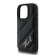 6. Karl Lagerfeld Quilted Signature iPhone 16 Pro Case - Black