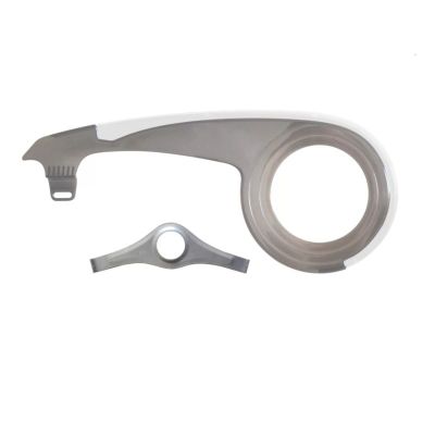 Polycarbonate chain guard white