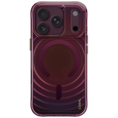 2. Uniq Coehl Vela Magnetic Charging Case for iPhone 18 Pro / 17 Pro - Burgundy