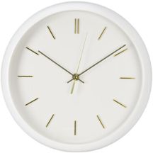 PP WALL CLOCK 30x4.5CM WHITE