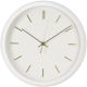 PP WALL CLOCK 30x4.5CM WHITE
