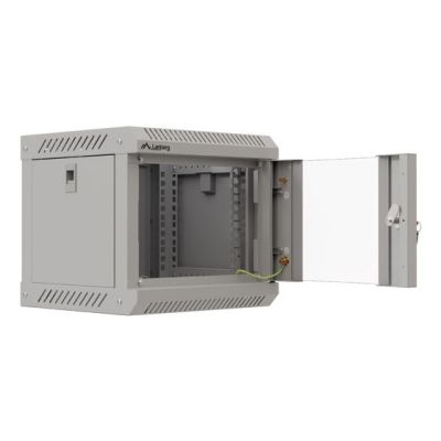6. Lanberg WF11-3304-10S 4U Rack Wall Mount Cabinet Gray