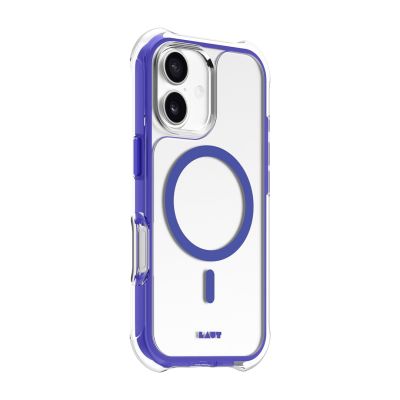 2. LAUT AERO PROTECT mobile phone case 16 cm (6.3") Blue, Transparent