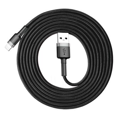 6. Baseus Cafule USB-A / Lightning 1.5A QC 3.0 cable 2 m - black