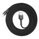 6. Baseus Cafule USB-A / Lightning 1.5A QC 3.0 cable 2 m - black