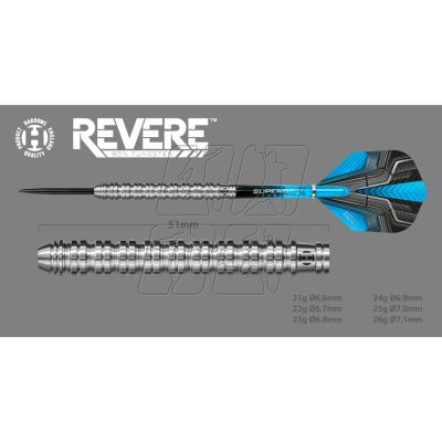 Harrows Revere 90% Steeltip Darts HS-TNK-000013894