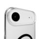 6. Puro Lite Mag TPU+PC Case Compatible with MagSafe for iPhone 17 Air - Transparent with Black Ring