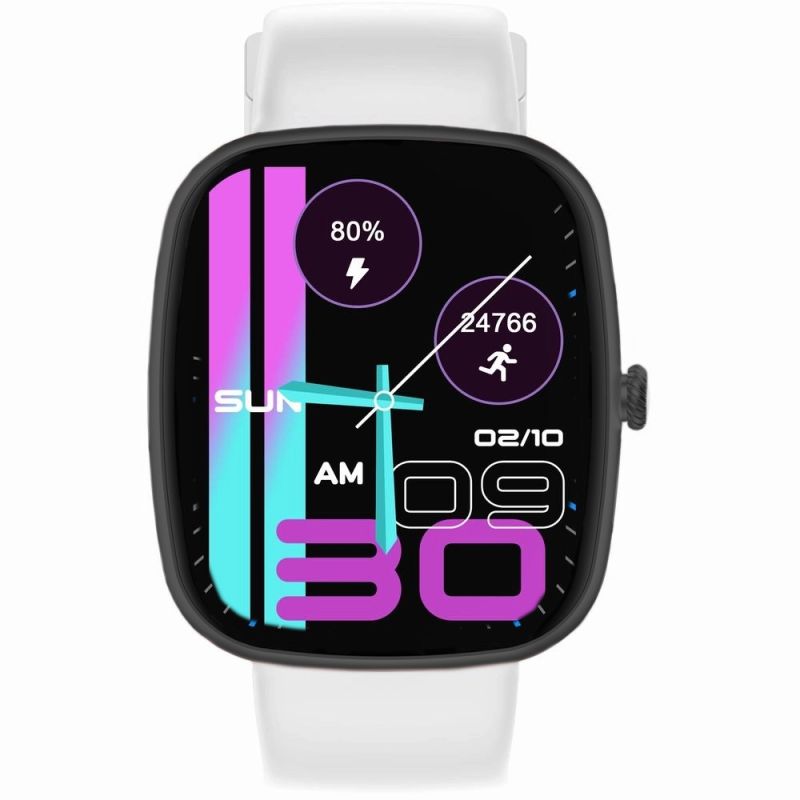 3. Smartwatch Gravity Black 2 Straps GT18-10