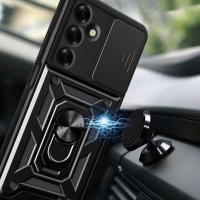 4. Tech-Protect Camshield Pro Case for Samsung Galaxy M35 5G - Black