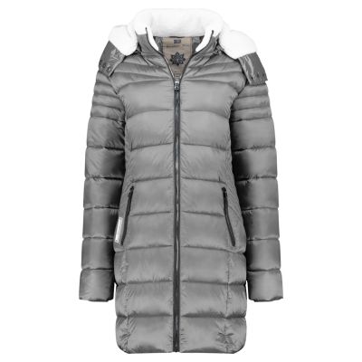2. Women’s parka Geographical Norway CARENNE LGREY DB LADY 0116 (WZ5513F/GN-LIGHT GREY)