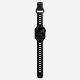 7. Nomad Sport Strap Band Black Aluminum, Rubber