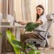11. Leadpro 8.7 Grey Swivel Chair