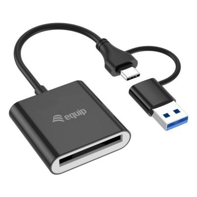 Equip 245461 USB 3.2 Gen 2 (3.1 Gen 2) Type-C Card Reader Black