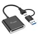 Equip 245461 USB 3.2 Gen 2 (3.1 Gen 2) Type-C Card Reader Black