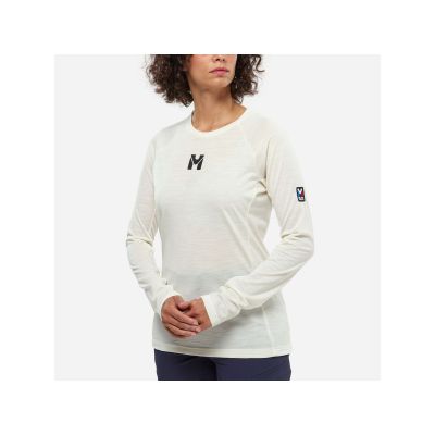 3. MILLET Trilogy Wool T-shirt for women, beige