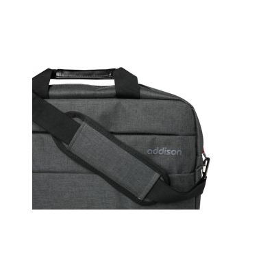 4. Addison Middlebury 14 Laptop Bag 307014 (14.1"; Steel Color)