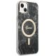 4. Set Guess GUBPP14SHMEACSK Case+ Charger iPhone 14 6.1" black/black hard case Marble MagSafe