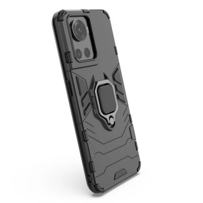 4. Ring Armor armored hybrid case cover + magnetic holder for OnePlus Ace black