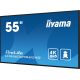 13. iiyama 55” professional 4K UHD Digital Signage display with advanced control and connectivity options.