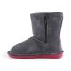 10. BearPaw Emma Toddler Zipper Jr 608TZ-903 Charcoal Pomberry winter shoes