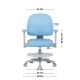 9. Junior 5.0 Blue Swivel Chair