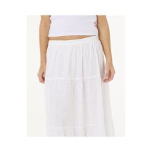 RIP CURL Oasis Broderie Maxi Skirt Women's White