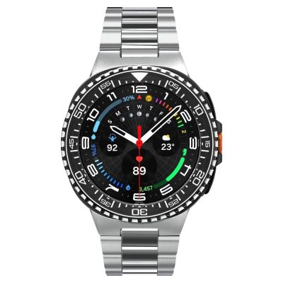 4. Spigen Bezel Tune Pro Diverna Samsung Galaxy Watch 8 Classic 46mm Cover - Black