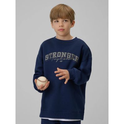 4. Boy's loose sweatshirt without hood 4F 4FJRSS26TSWSM2635-31S