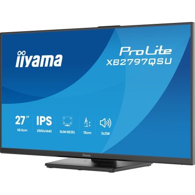 9. iiyama ProLite XB2797QSU-B1 computer monitor 68.6 cm (27") 2560 x 1440 px Quad HD LED Black