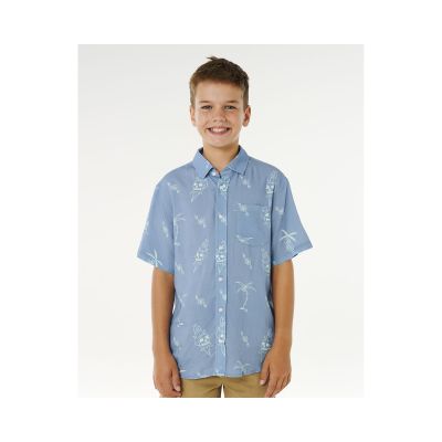 5. RIP CURL Eternal Shred Ss Shirt-Boy blue