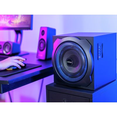 5. TRUST GXT 658 Titanium Black Computer Speaker Set