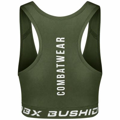 9. Women's Cropped Top ARMY GREEN COMBATWEAR | DBX Bushido