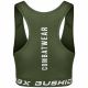 9. Women's Cropped Top ARMY GREEN COMBATWEAR | DBX Bushido